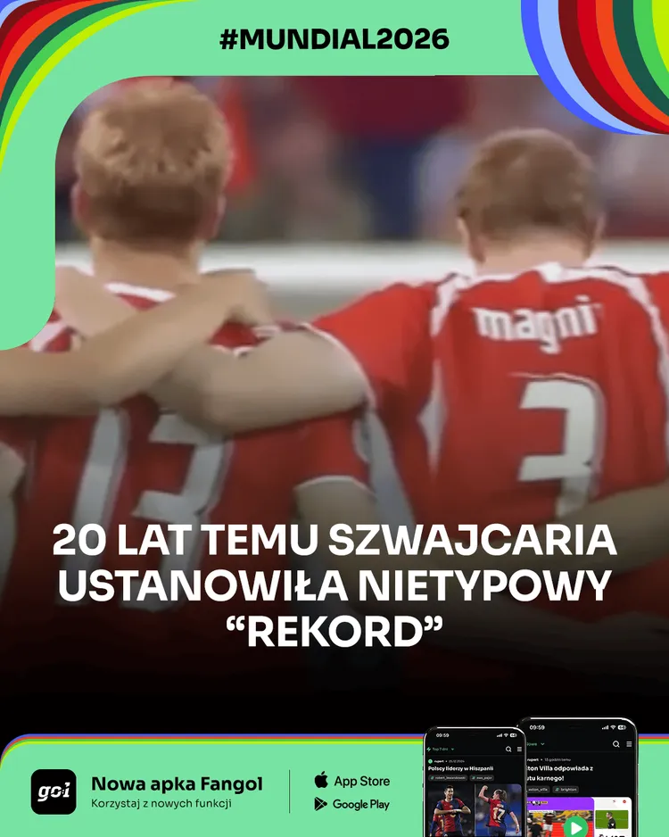 Dziś mija 20 lat od wyczynu Szwajcarii, którego dalej nikt nie pobił