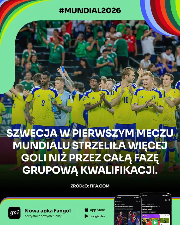 Szwedzi już przebili swój dorobek bramkowy z eliminacji.