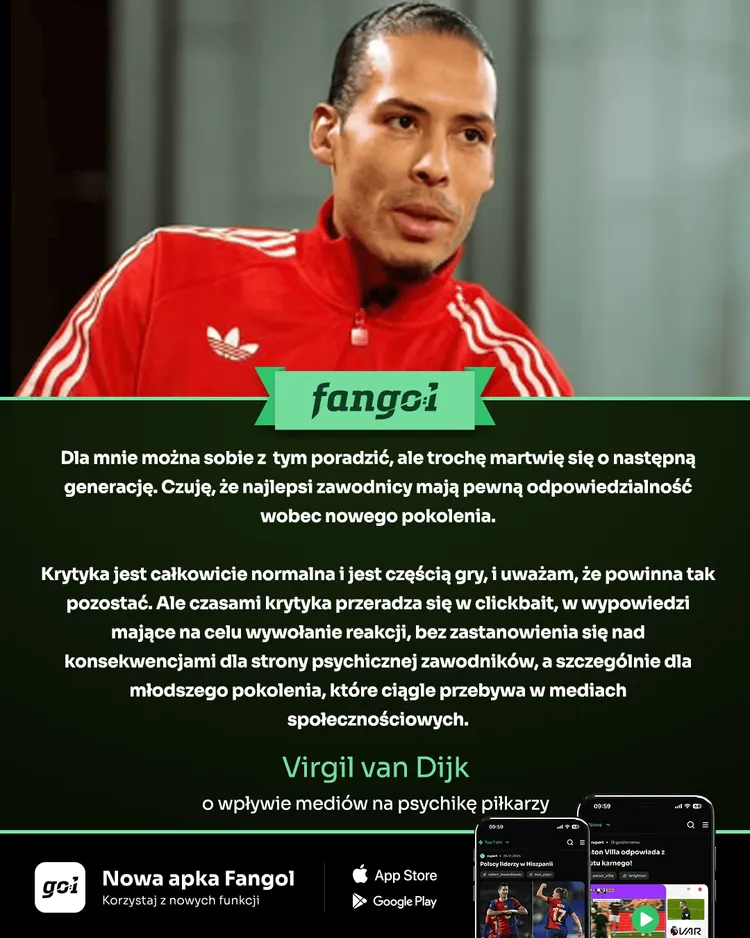 Van Dijk o wpływie mediów na psychikę młodych graczy!