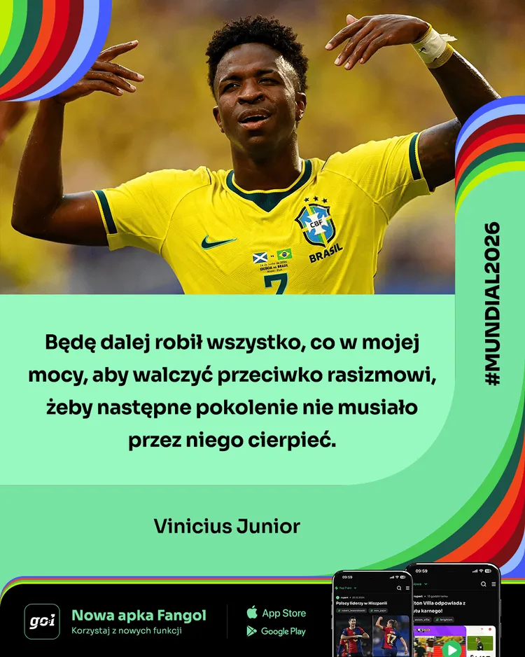 Vinicius Junior o swojej walce z rasizmem!