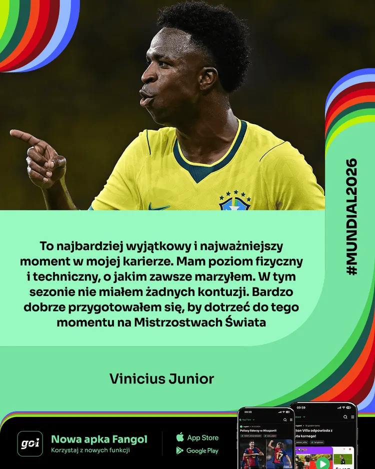 Vinicius zabrał głos przed meczem z Marokiem: Najważniejszy moment
