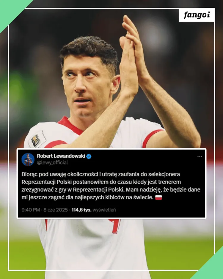 Lewandowski rezygnuje z gry w kadrze!