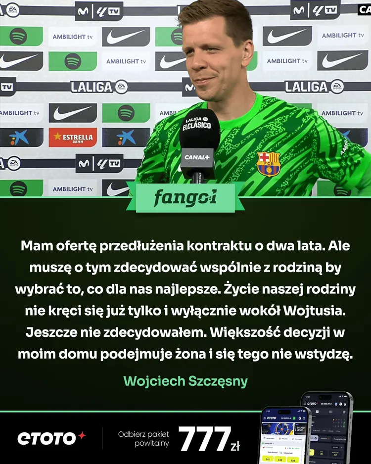 Wojciech Szczęsny jeszcze nie podjął decyzji!