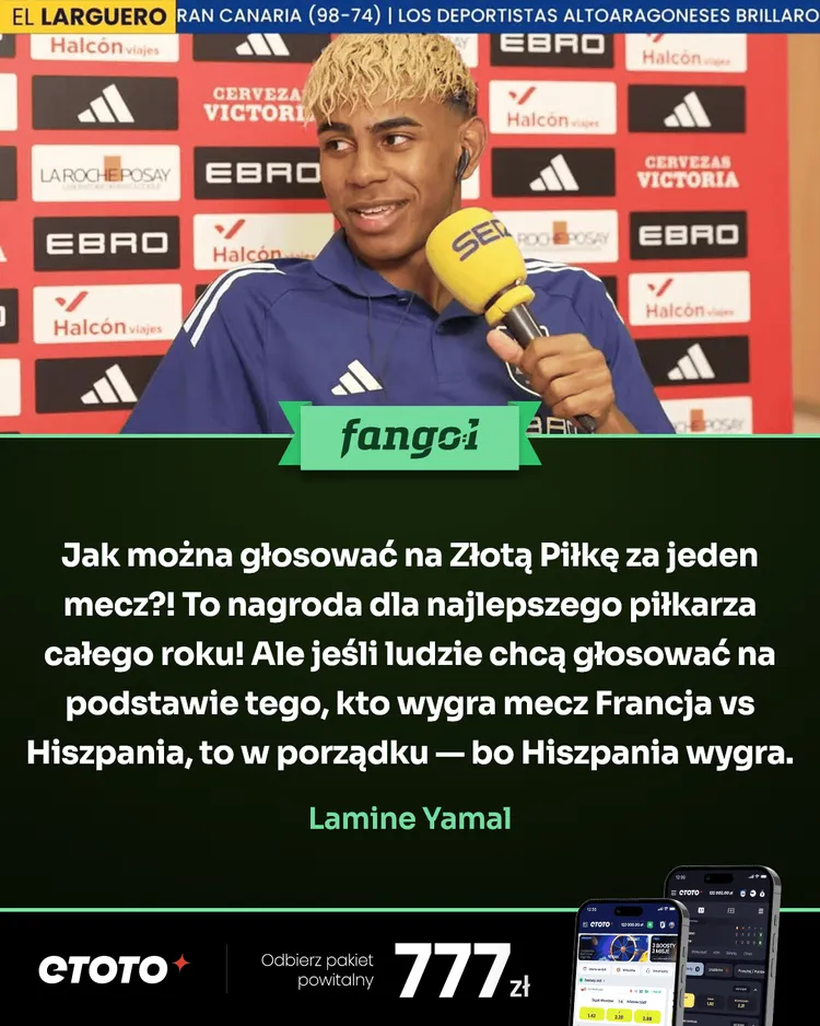 Lamine Yamal GRZMI w temacie Złotej Piłki!